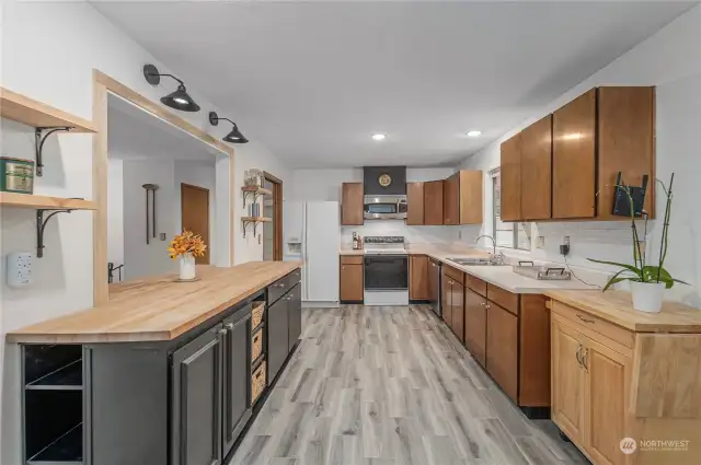 Kitchen with Tile Flooring