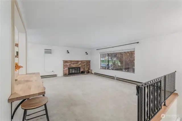 Living Room with Fireplace