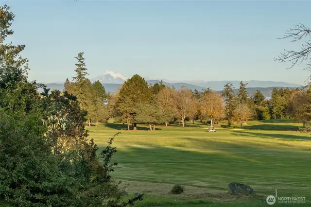 Views of the golf course, Mount Baker, the Cascades and glimpses of Griffin Bay can all be enjoyed from your deck and living spaces.