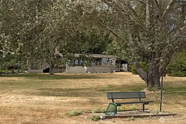 The 7th Fairway is right below the home.