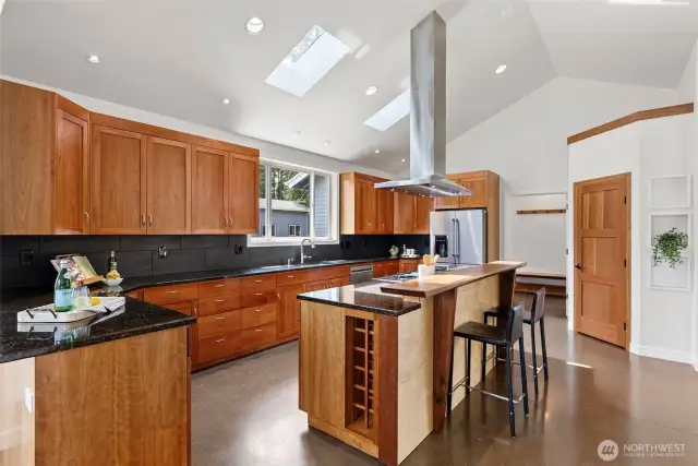 Kitchen, and pantry.