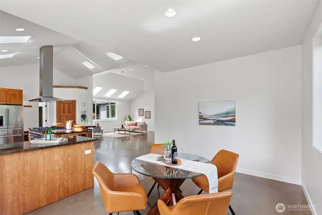 Dining room off kitchen.