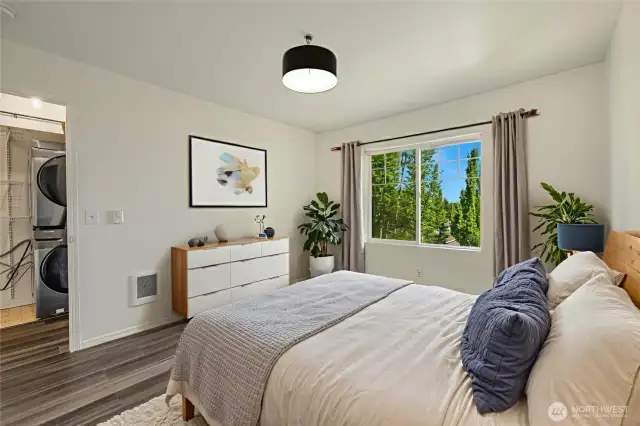 Primary Bedroom "virtually staged"