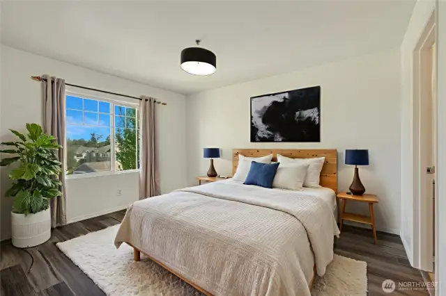 Primary Bedroom "virtually staged