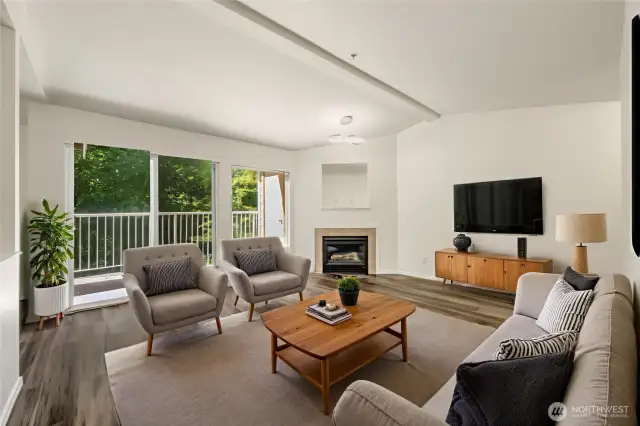 Living Room "virtually staged"