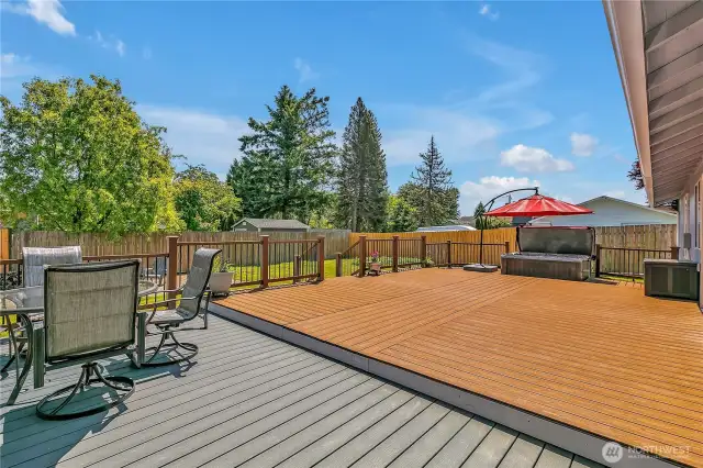 Entertaining size deck