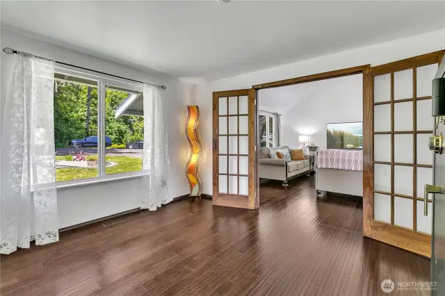 3rd bedroom/office with bamboo flooring