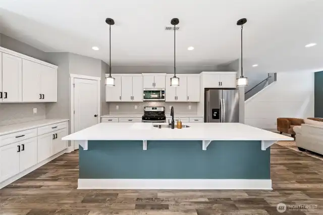 Tons of storage, SS appliances, and newer fridge