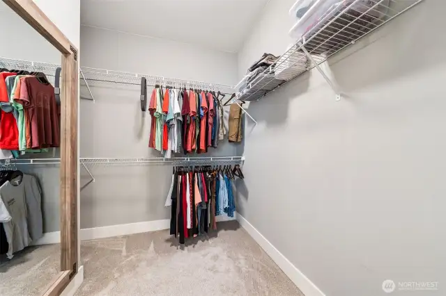 Large walk in closet