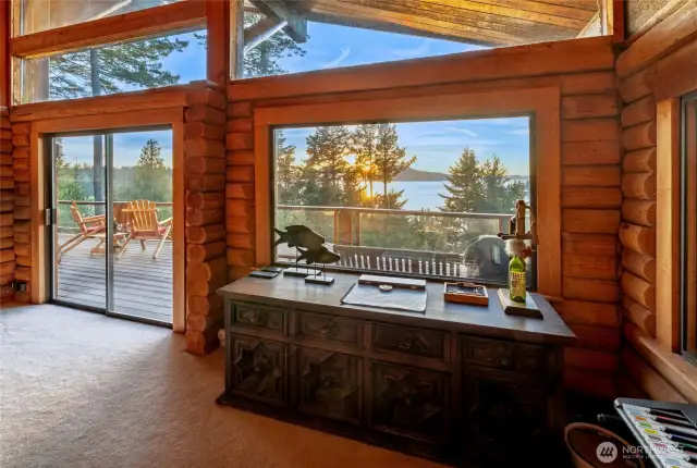 Sweeping views throughout the home
