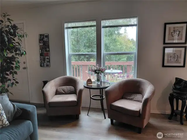 More sitting space in Living Room