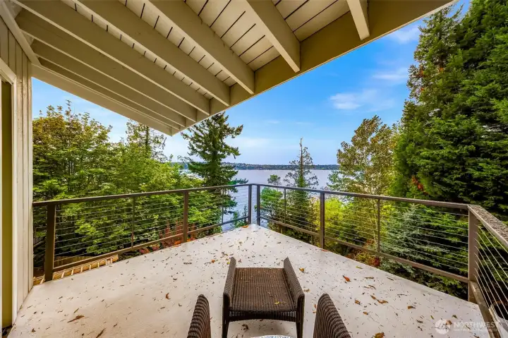 another view from your master bedroom deck!