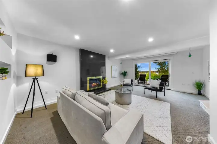 Lower level rec room!