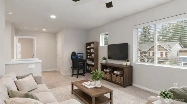 Virtually Staged Loft