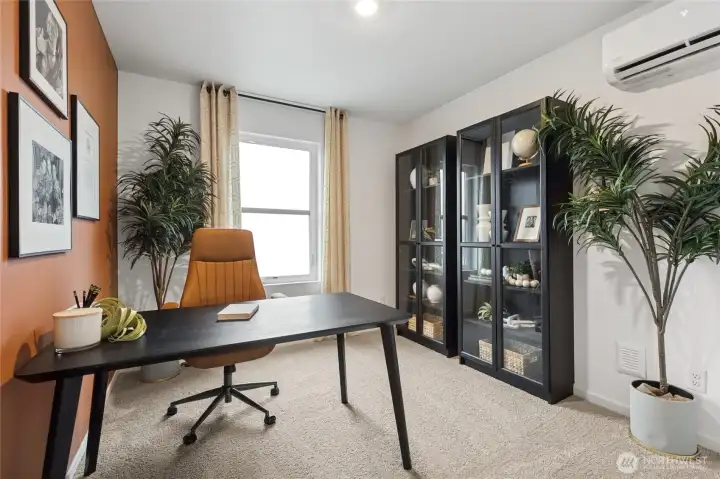 “Comfortable secondary bedrooms ideal for guests or home office use.”