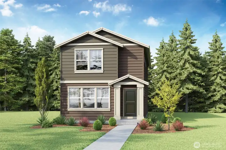 Front elevation of home