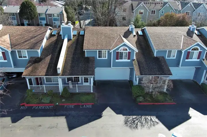 Your private driveway allows for your own guest parking.