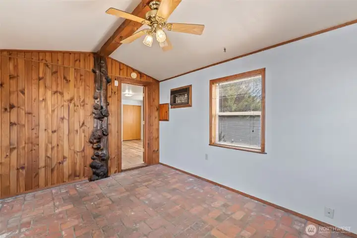 Third bedroom passes through to primary bedroom