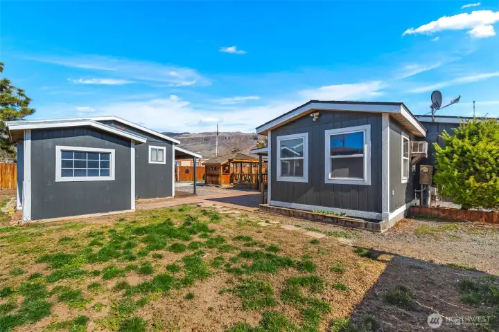 small yard space for grass