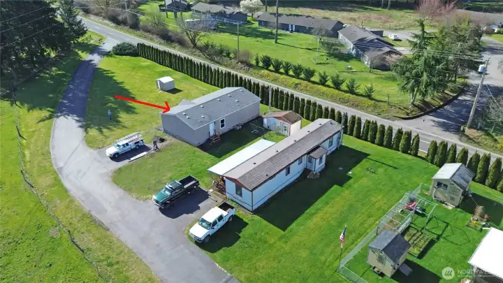 Lot 1 has a large yard adjoining.