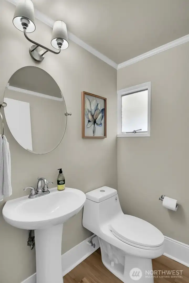 Powder room...