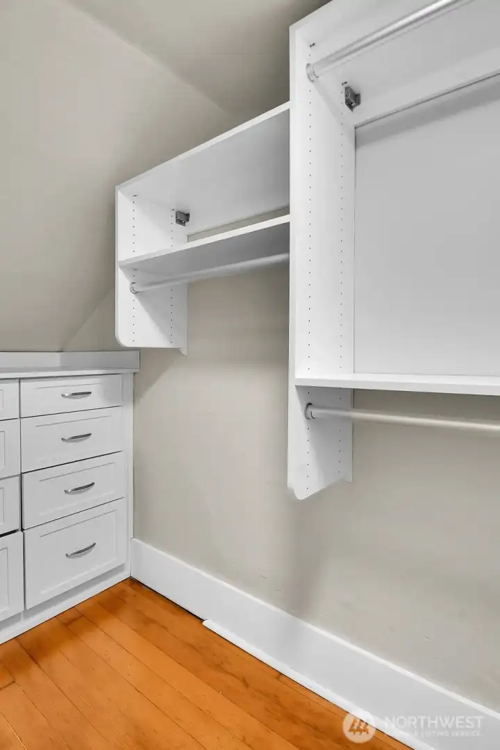 Walk-in closet...
