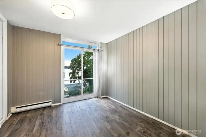 Guest bedroom on upper level.