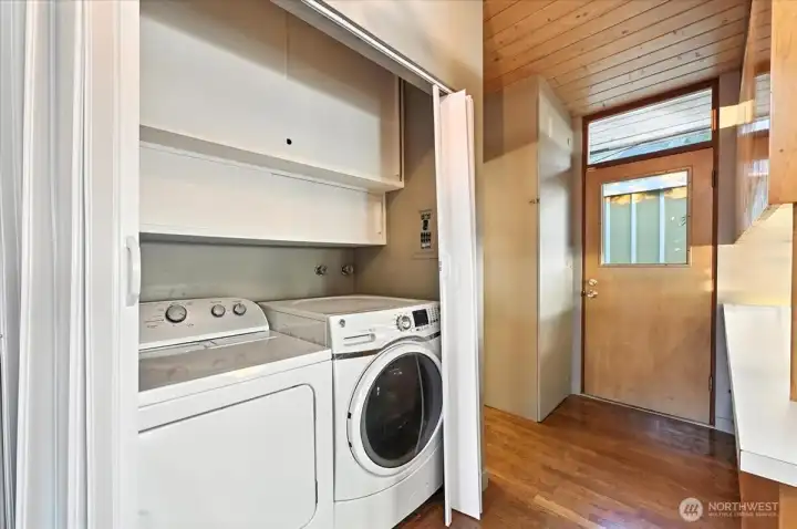 Main floor laundry.
