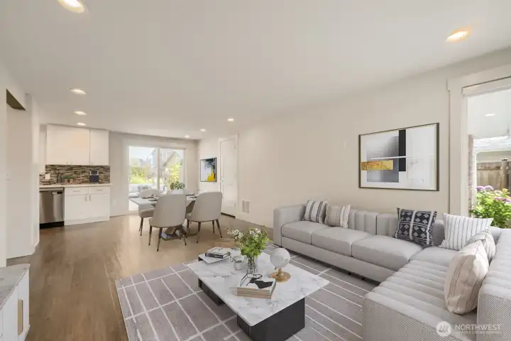 Open Concept great for entertaining