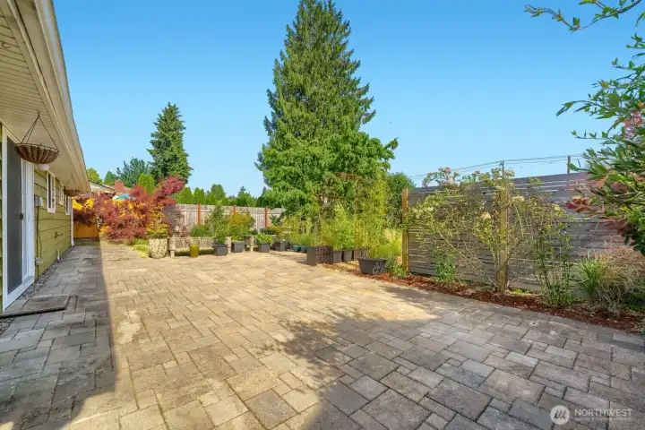 Spacious patio perfect for entertaining and chilling out