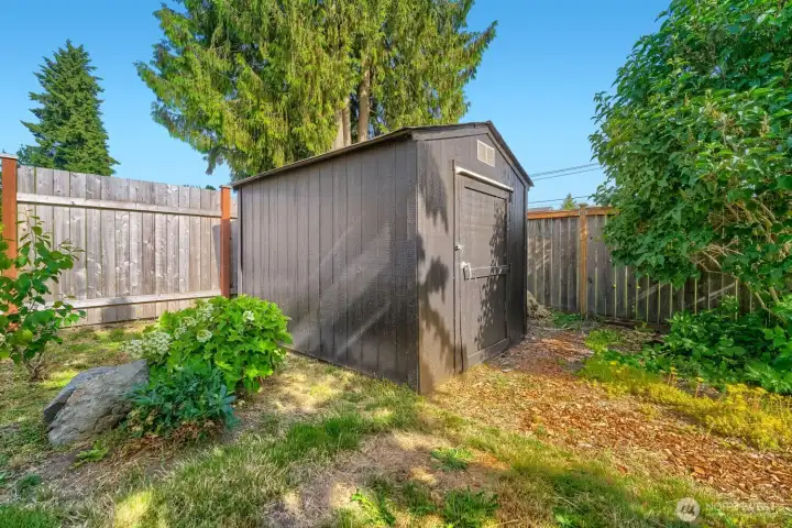 Sturdy shed for all your storage needs