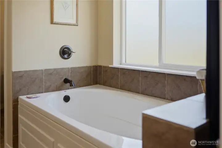 Massive, special order soaking tub!