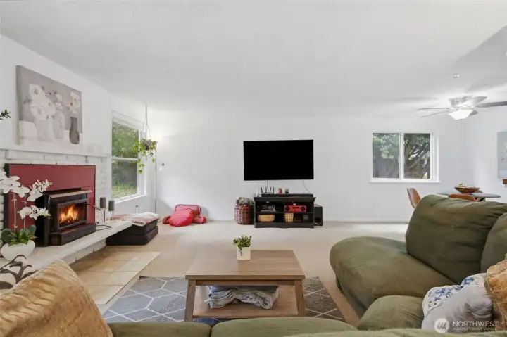 Plenty of space for that big screen TV or artwork. Or, of course, that sectional sofa you fell in love with at Costco. Plenty of space for that big screen TV or artwork. Or, of course, that sectional sofa you fell in love with at Costco.