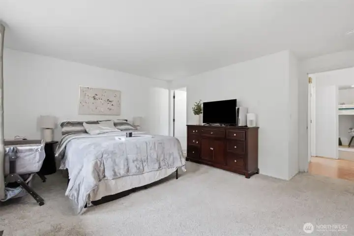 Oversized primary bedroom. Oversized primary bedroom.