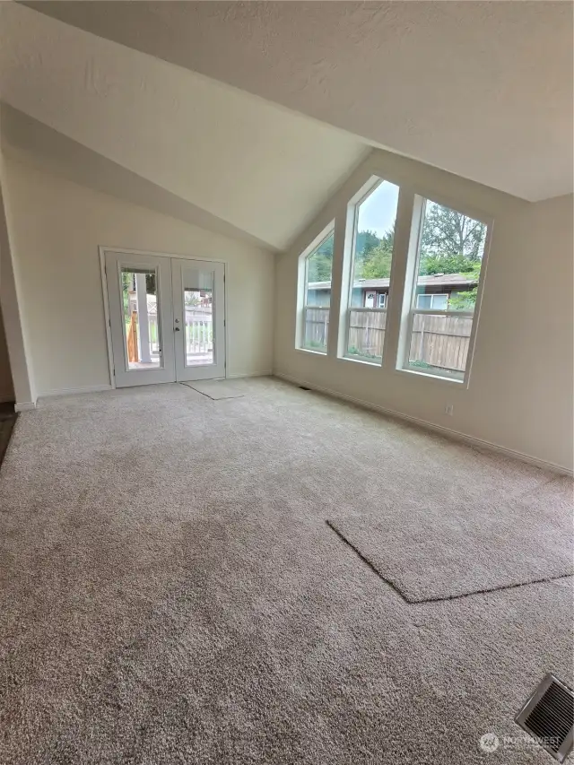 Spacious Living/ Great Room