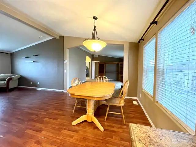 Dining Area off of kitchen.