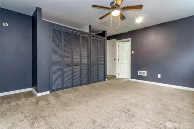 4th bedroom was a garage, but was converted prior to the seller purchasing it.  Lovely additional living room or primary bedroom.