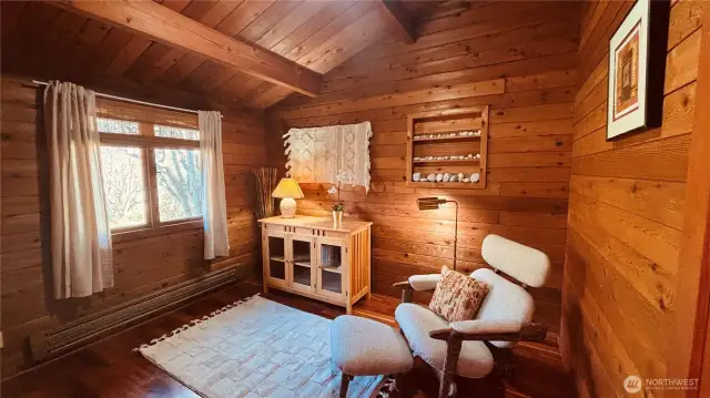 Second bedroom used as a den.