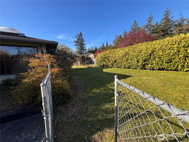 Entrance to backyard.