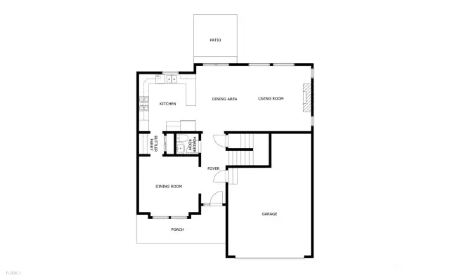 A Rob Rice construction, Rainier Floorplan home.