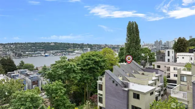 Panoramic views of Lake Union