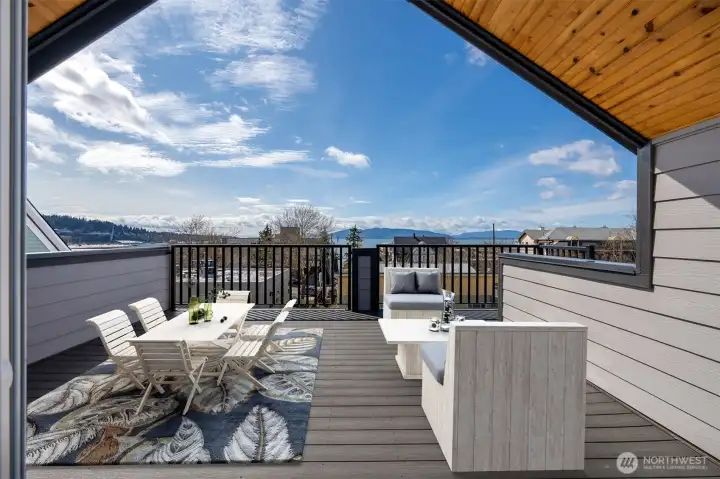 Roof Top Patio with View