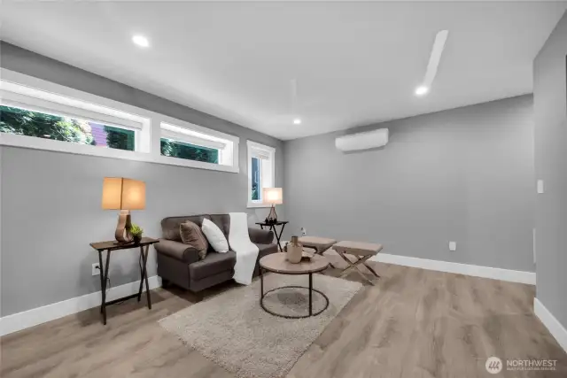 Living room with AC