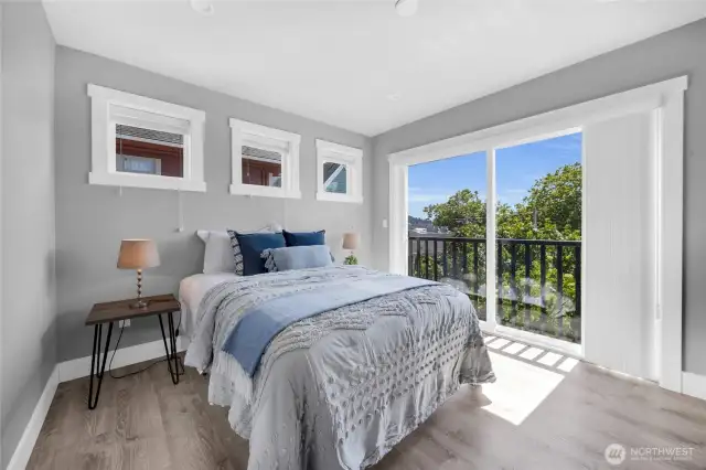 Master Bedroom with view
