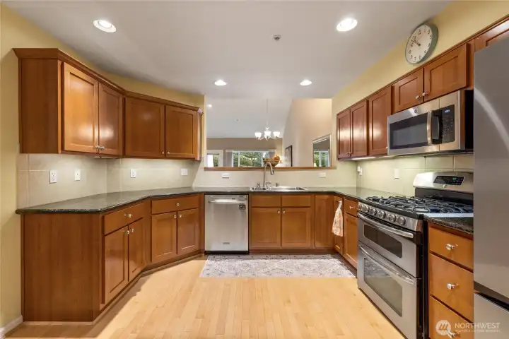 Lovely granite countertops.