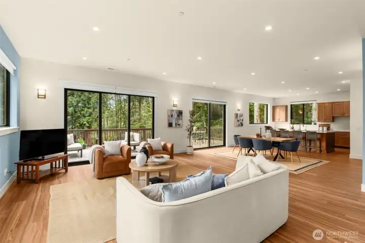 SW exposure!  Bathed in light!