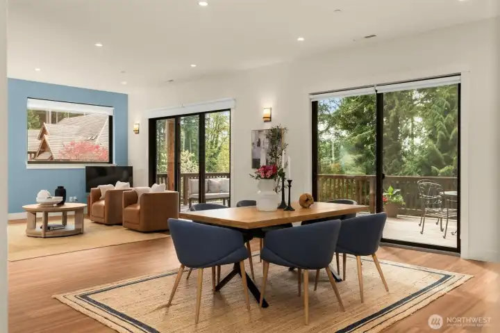 Wall of sliders to the deck!