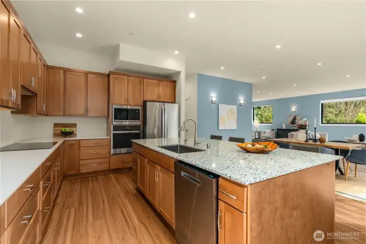 Vetrazzo Recycled Glass and Quartz countertops