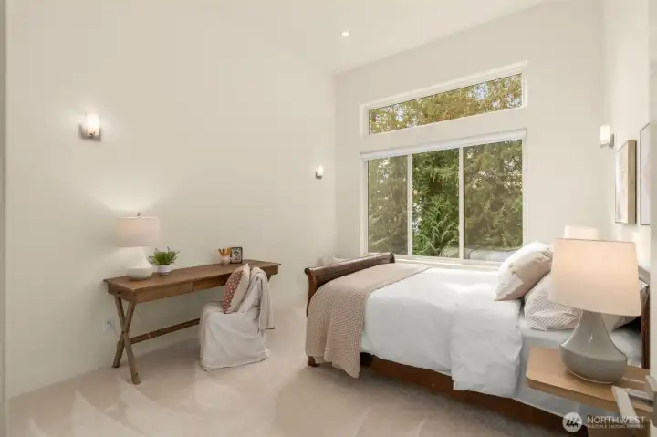 2nd light and bright bedroom.