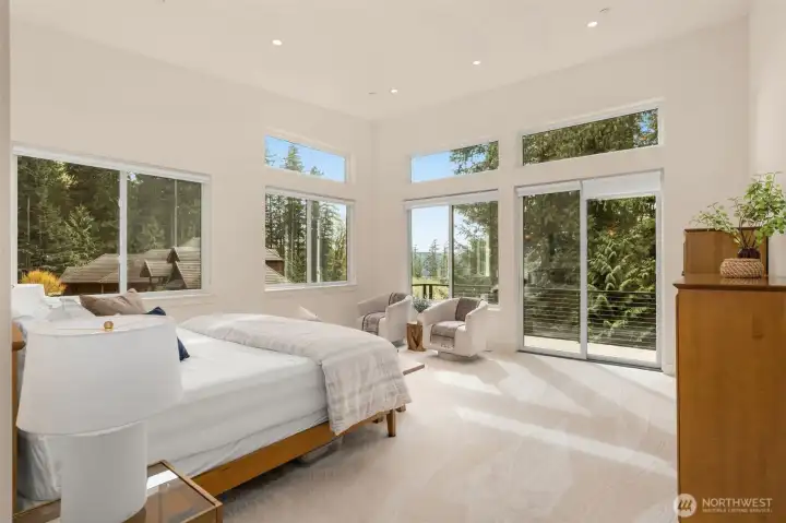 Spacious Primary BR!  Complete with deck!